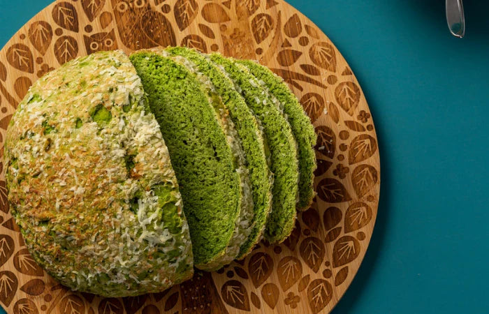 Spinach, Parsley & Parmesan Soda Bread