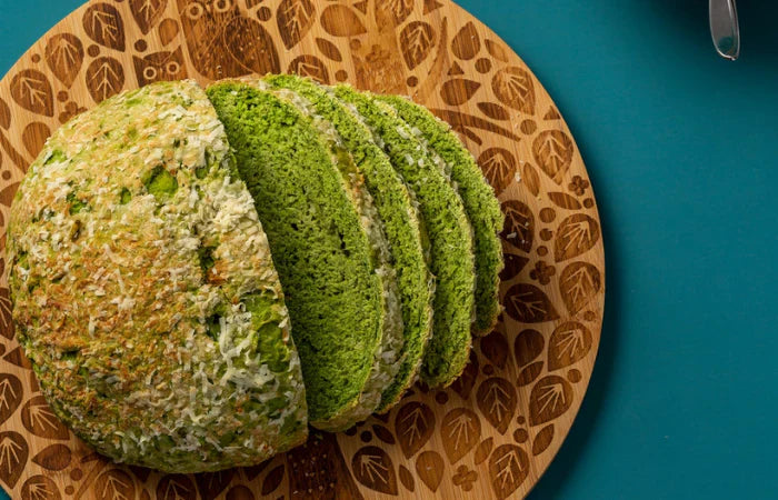 Spinach, Parsley & Parmesan Soda Bread