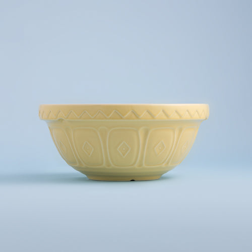 Butter Yellow Mixing Bowl, 26cm / 2.7 Litre - Earthenware