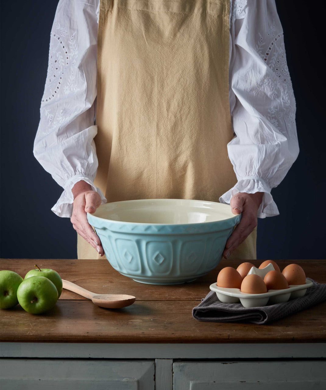 Powder Blue Colour Mixing Bowl, 29cm/4 Litre