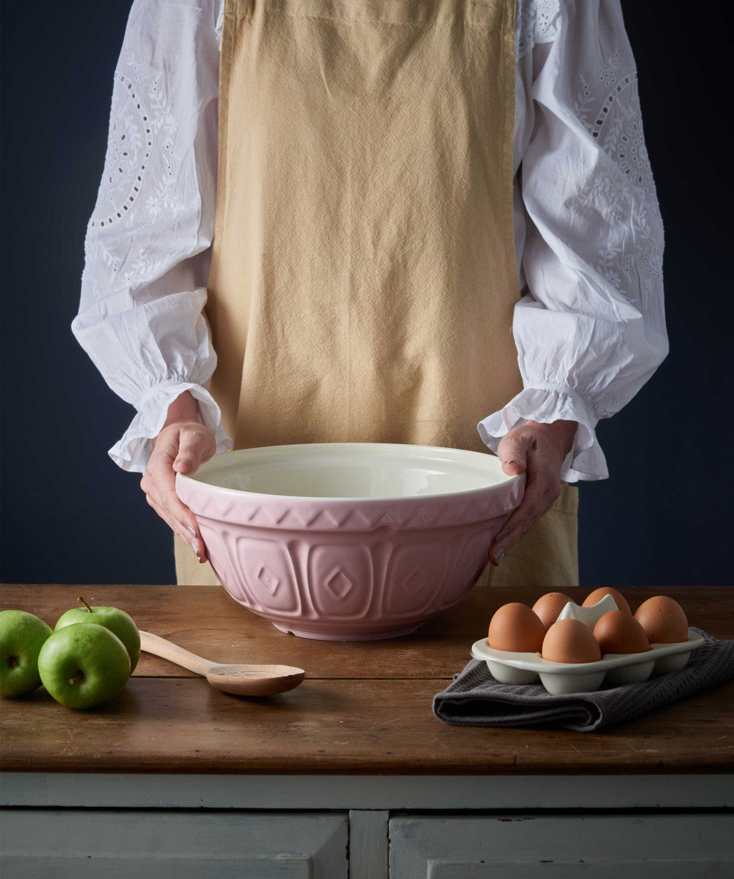 Powder Pink Colour Mixing Bowl, 29cm/4 Litre