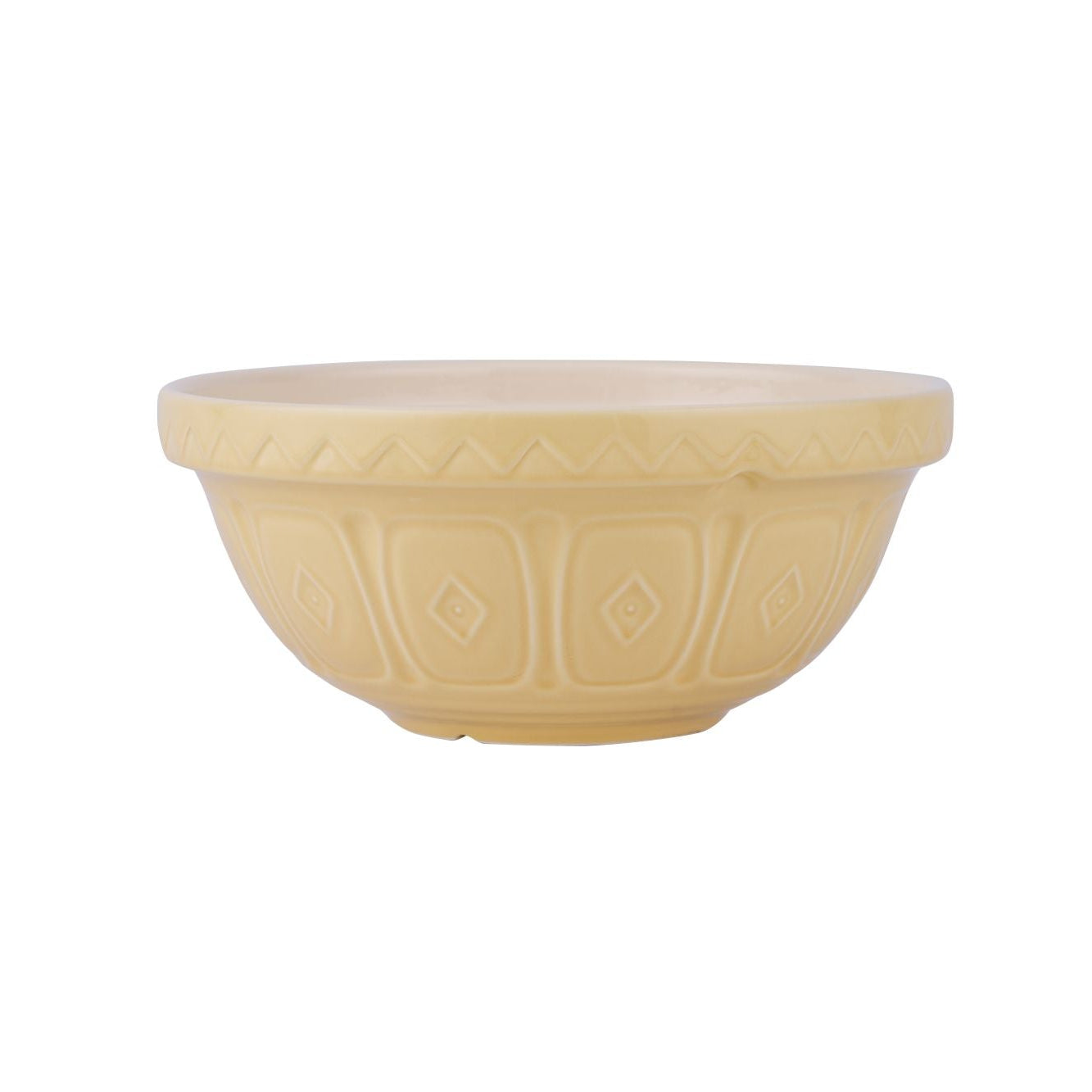 Butter Yellow Mixing Bowl, 26cm / 2.7 Litre - Earthenware