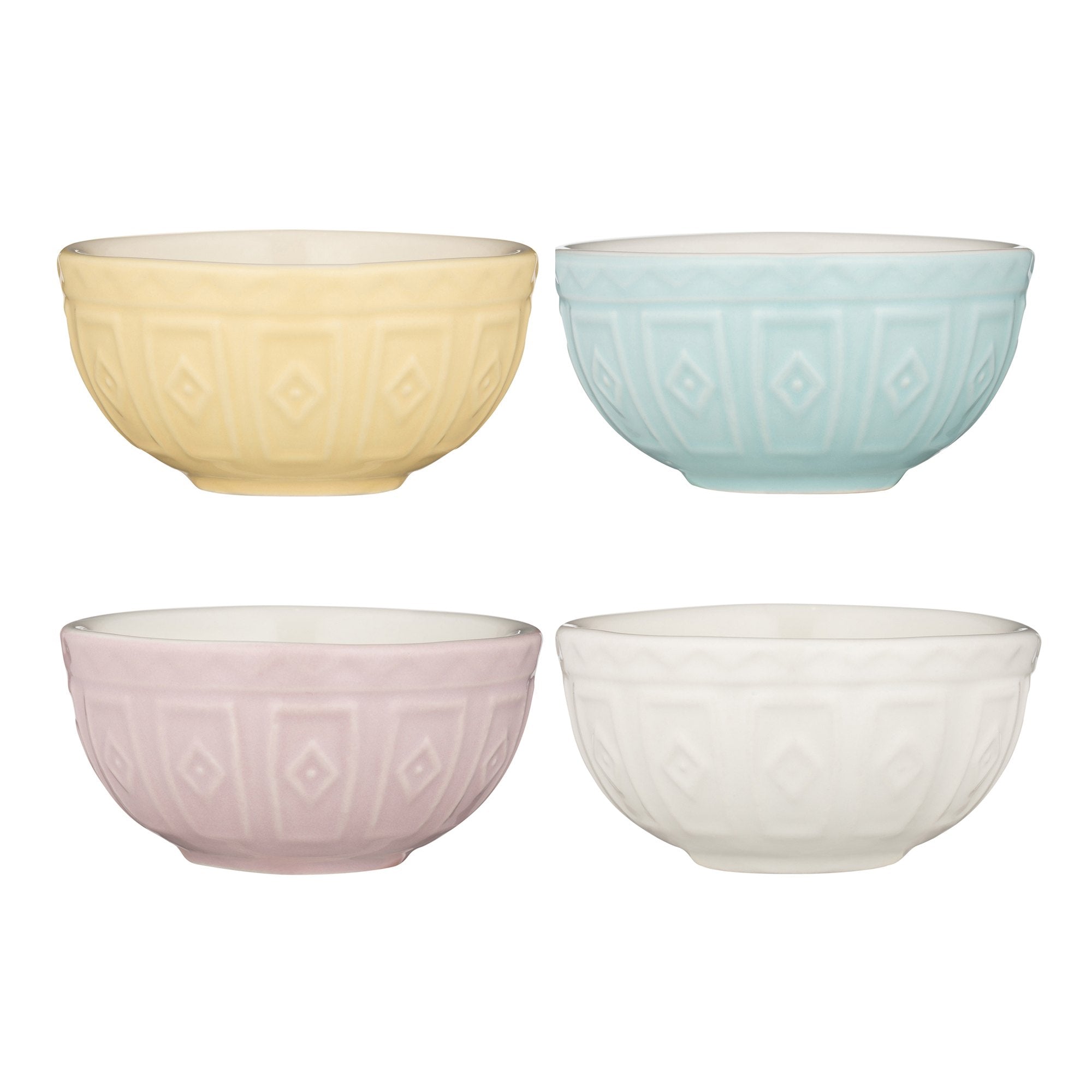 Pastel Set of 4 Prep Bowls - 175ml / 10cm