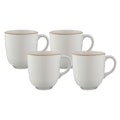 Classic Collection Cream Set of 4 Mugs, 400ml
