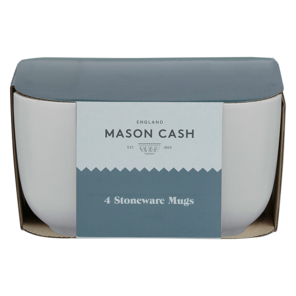 Classic Collection Cream Set of 4 Mugs, 400ml