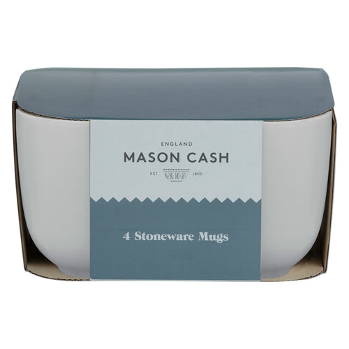 Classic Collection Cream Set of 4 Mugs, 400ml