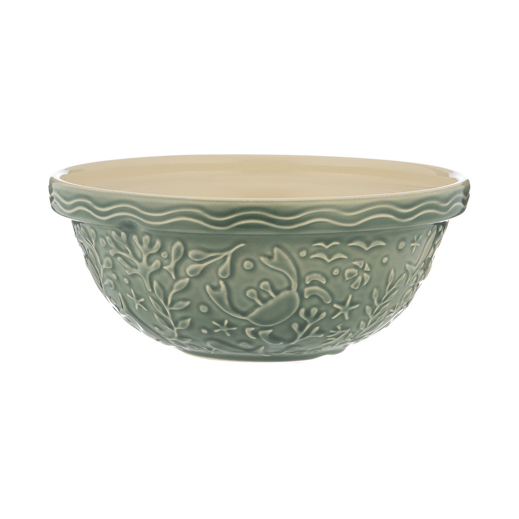 Nautical Grey Crab Mixing Bowl, 26cm/2.7 Litre