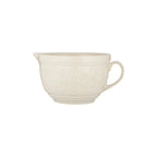 White ceramic mixing bowl on a white background
