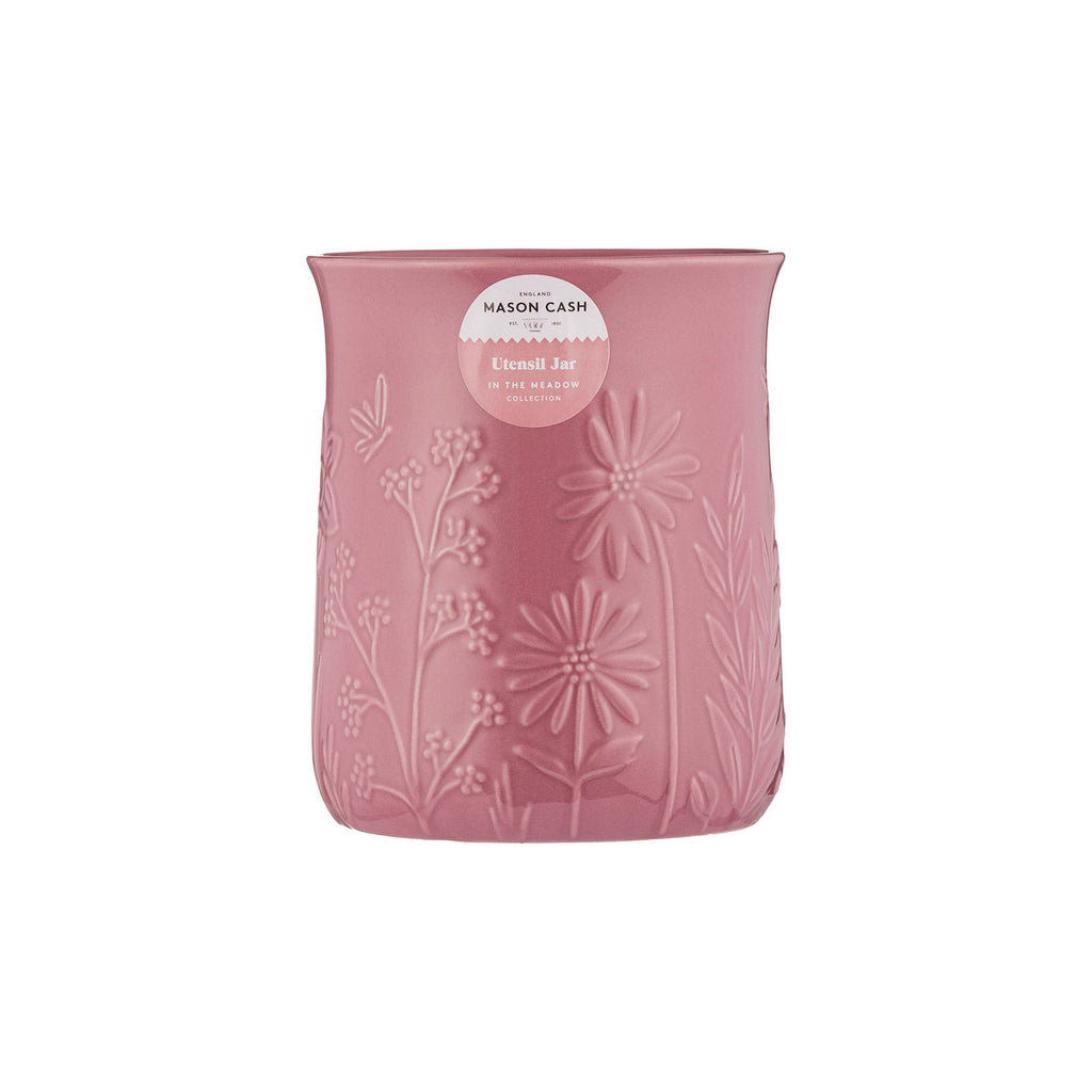 In The Meadow Pink Utensil Pot, 15 x 12.5cm / 1.3