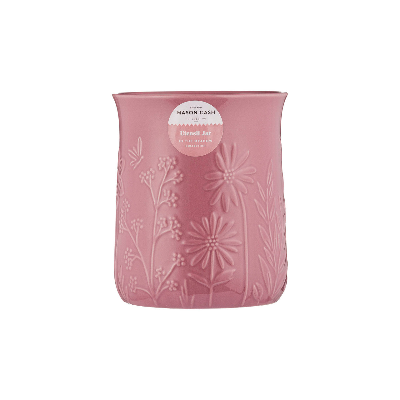 In The Meadow Pink Utensil Pot, 15 x 12.5cm / 1.3