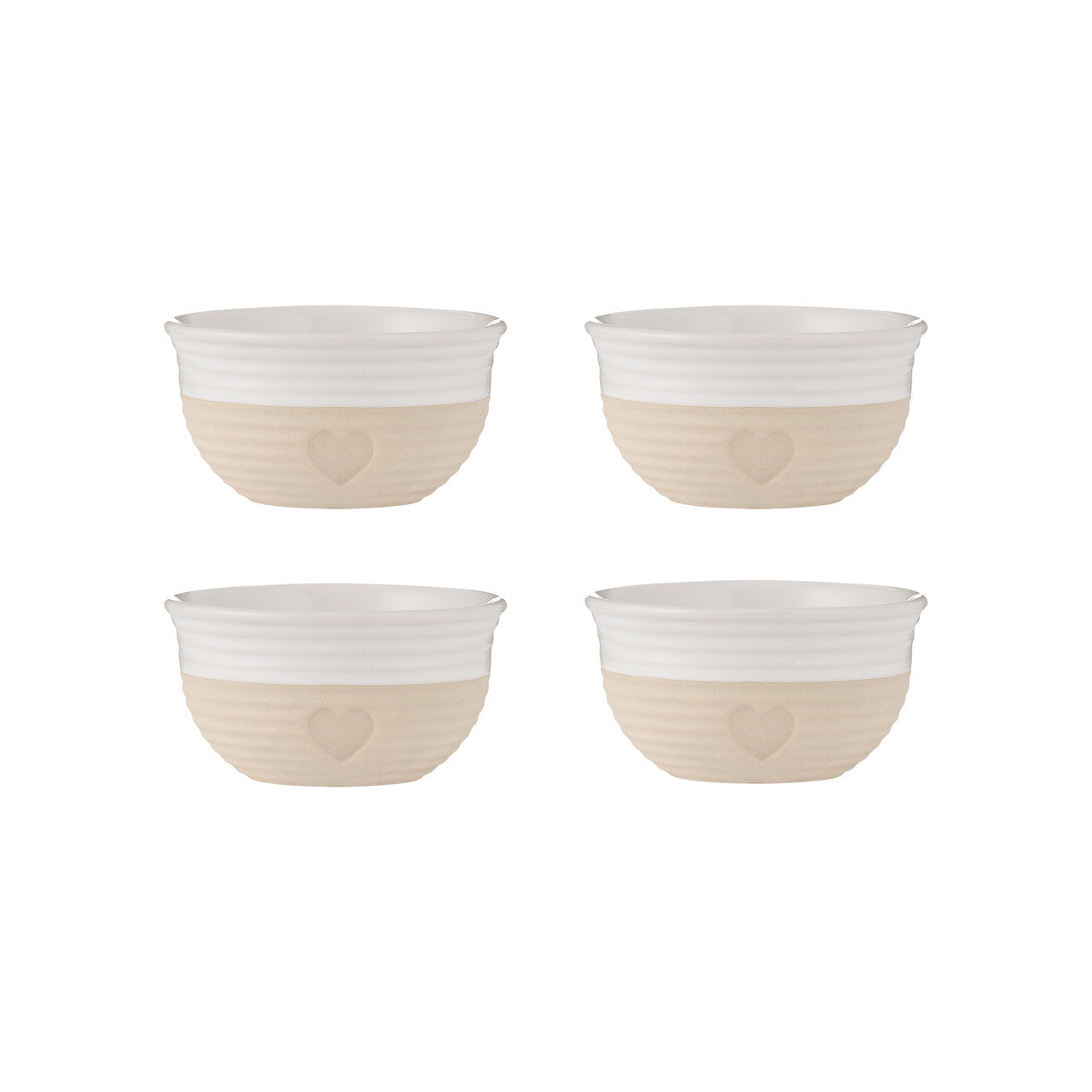 Rustic Charm Set of 4 Mini Bowls, 9.5 x 5cm / 150cm