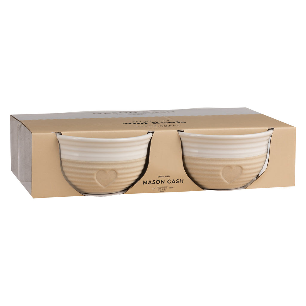 Rustic Charm Set of 4 Mini Bowls, 9.5 x 5cm / 150cm