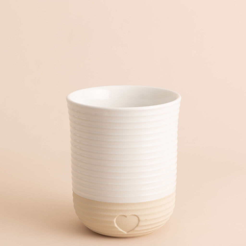 Rustic Charm Utensil Pot, 15 x 12.5cm