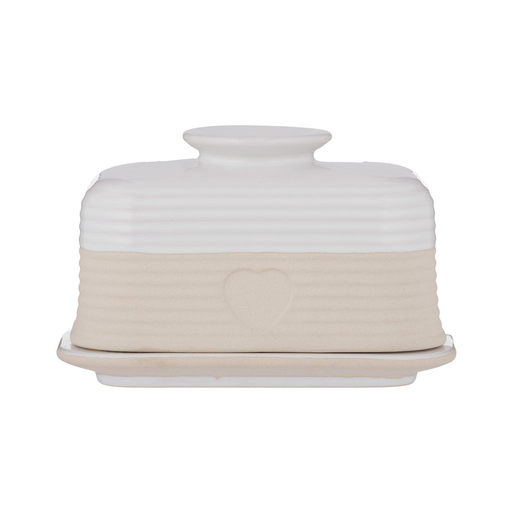 Rustic Charm Butter Dish, 10 x 15.6 x 10.6cm