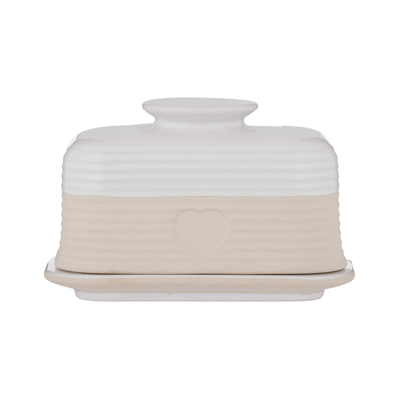 Rustic Charm Butter Dish, 10 x 15.6 x 10.6cm
