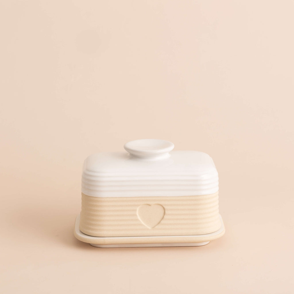 Rustic Charm Butter Dish, 10 x 15.6 x 10.6cm
