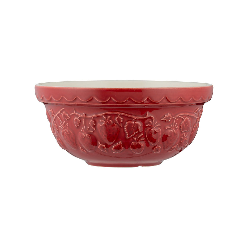 Fruits Strawberry Red Mixing Bowl - 1.1 Litre / 21cm