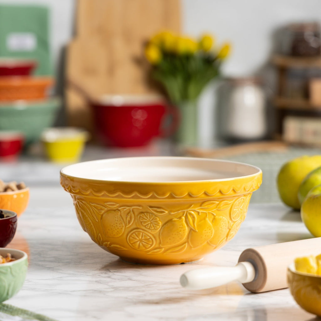 Fruits Yellow Lemon Mixing Bowl - 2 Litre / 24cm