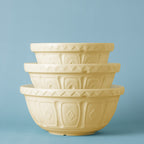 Butter Yellow Mixing Bowl, 26cm / 2.7 Litre - Earthenware