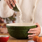 Deck The Halls Green Mixing Bowl - 2 Litre / 24cm